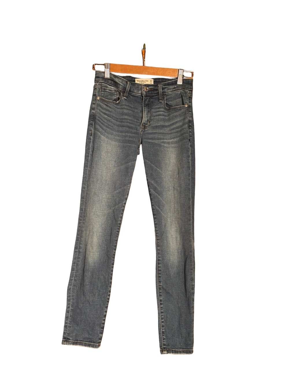 Abercrombie & Fitch The Super Skinny Mid-Rise Jeans - Size 2 short